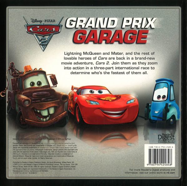 Disney Pixar Cars: Grand Prix Garage For Sale