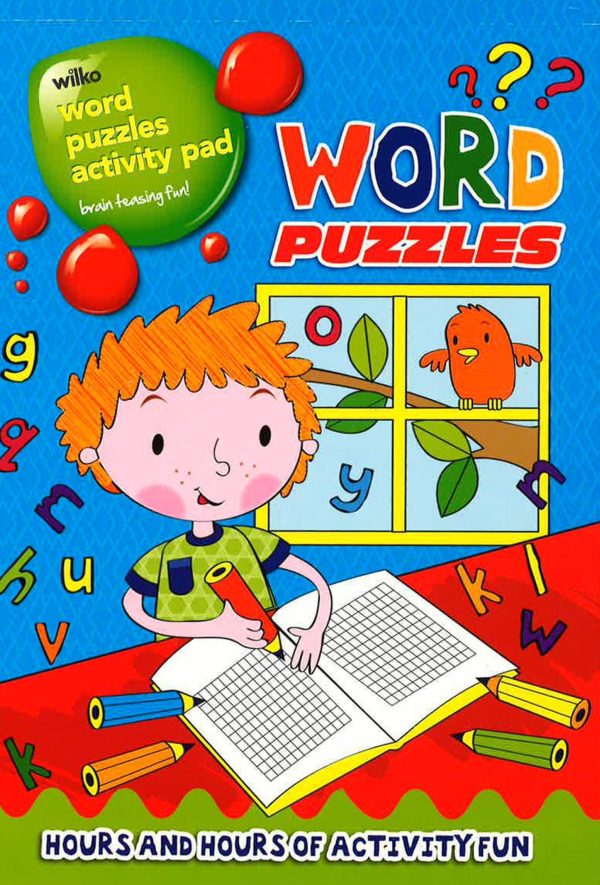 Word Puzzles Activity Pad Discount