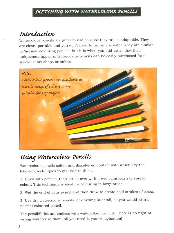 Discover Art Sketching With Watercolour Pencils Online now