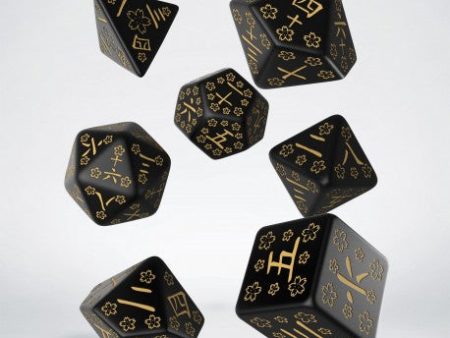 Japanese Deep Night Firefly Dice Set (7) For Cheap