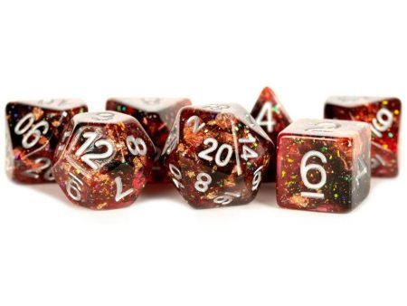 MDG Resin Eternal Dice Set - Fire Supply