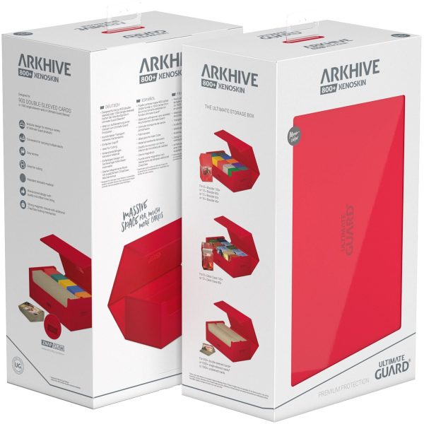 ArkHive Flip Case 800+ Xenoskin Red Monocolor Online now