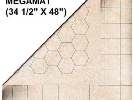 Chessex Reversible Megamat 1  Square & 1  Hex (34.5  x 48 ) Supply