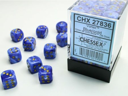 Vortex 12mm D6 Blue Gold (36) (CHX27836) Cheap