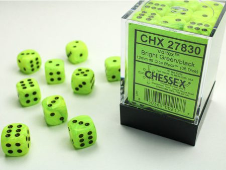 Vortex 12mm D6 Bright Green Black (36) (CHX27830) Discount