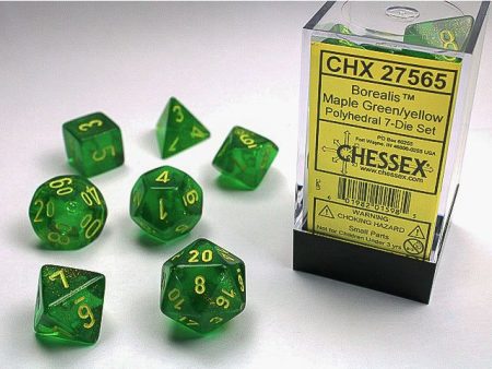 Borealis Maple Green w Yellow - 7 Die Set (CHX27565) For Cheap