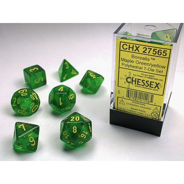 Borealis Maple Green w Yellow - 7 Die Set (CHX27565) For Cheap