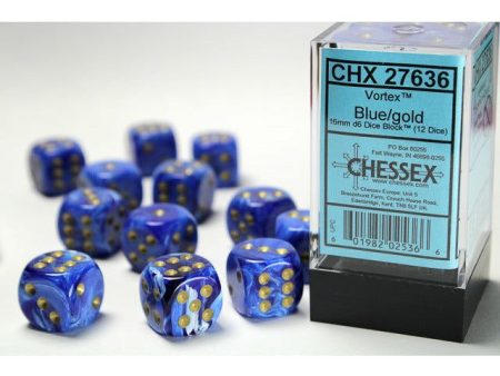 Vortex 16mm D6 Blue Gold (12) (CHX27636) For Sale