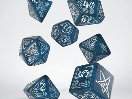 Call of Cthulhu Abyssal & White Dice Set (7) Hot on Sale