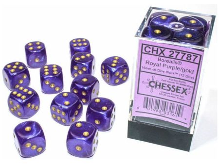 Borealis Luminary 16mm D6 Royal Purple Gold (12) (CHX27787) Discount