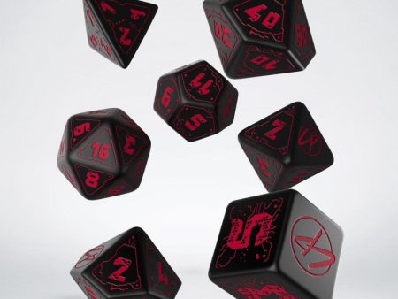 Cyberpunk Red RPG Dice Set (7 Dice Set) For Cheap